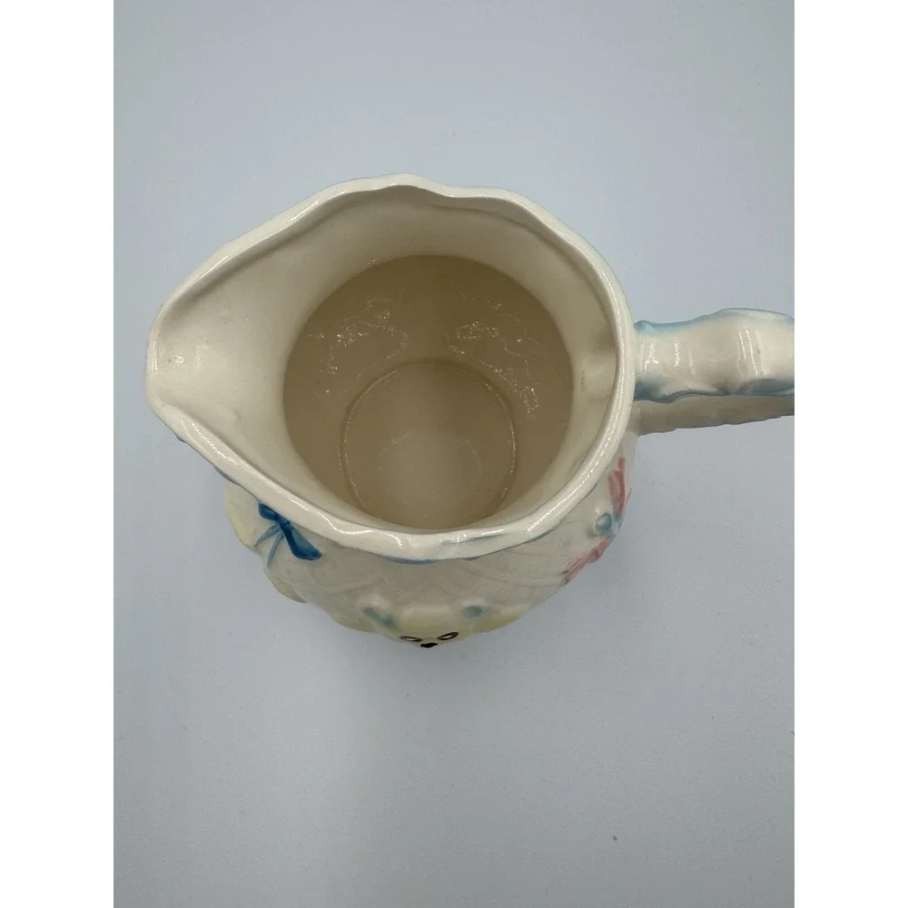 Vintage 50s 60s Baby Girl Boy Pitcher Relpo Porcelain Japan‎ MCM